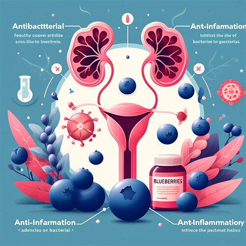블루베리 효능 - 요도감염 예방