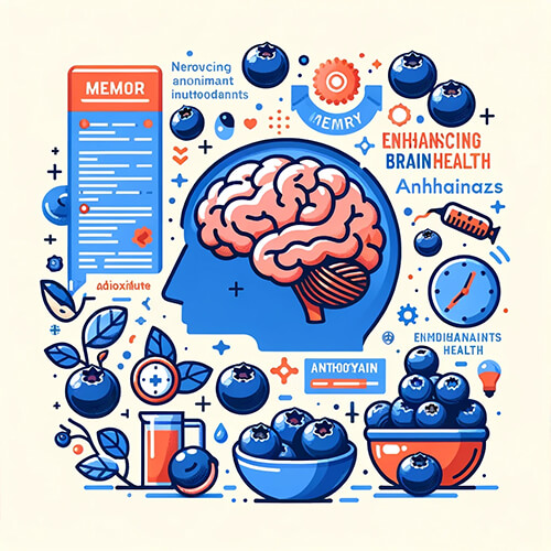 블루베리 효능 - 기억력 뇌 건강