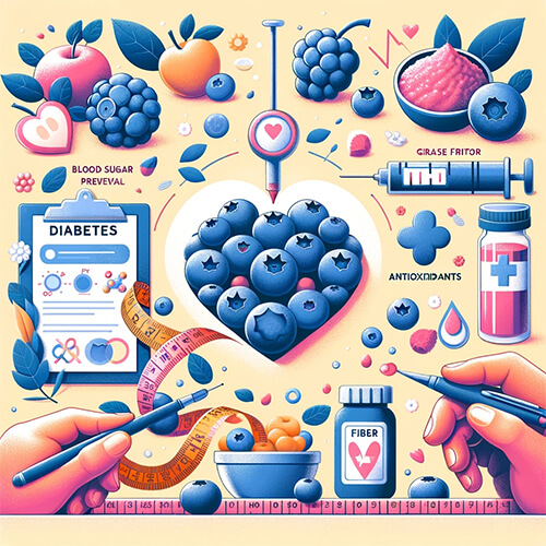 블루베리 효능 - 당뇨병 예방