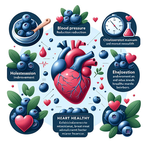 블루베리 효능 - 심혈관 질환 예방 
