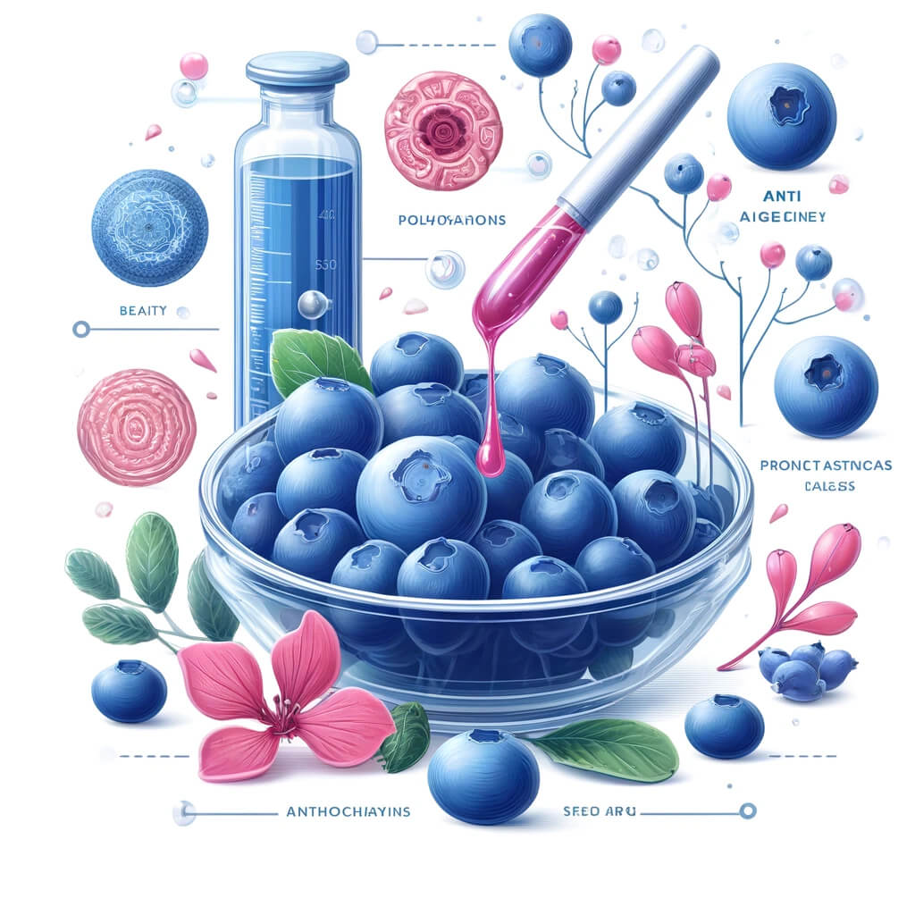 블루베리 효능 - 피부건강