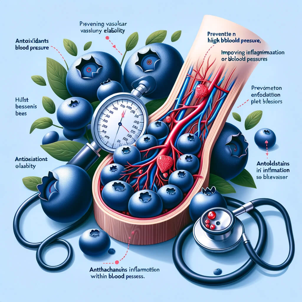 블루베리 효능 - 고혈압예방