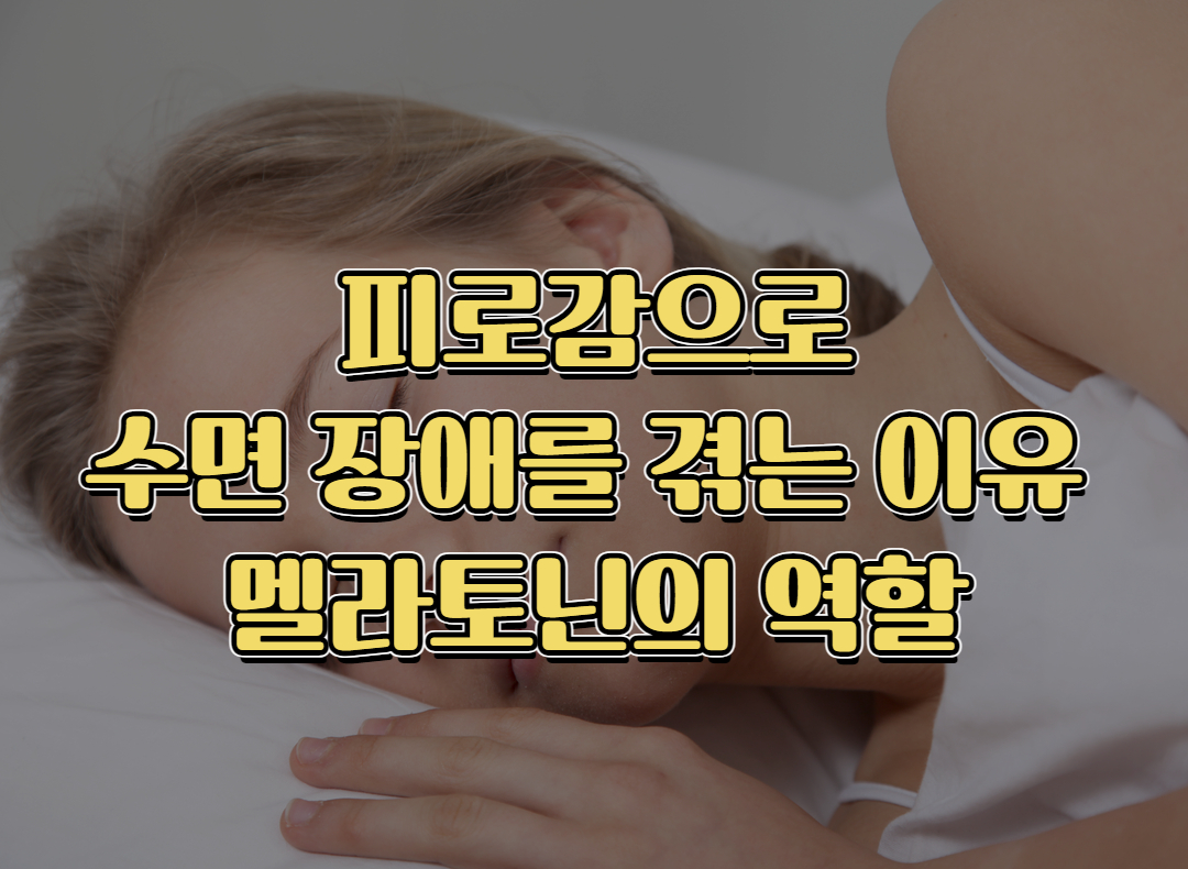 수면장애 멜라토닌